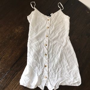 Short button up dress